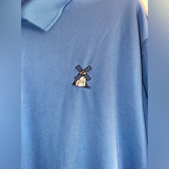 Adidas Blue Men's XL Golf Polo Shirt - Picture 4 of 8